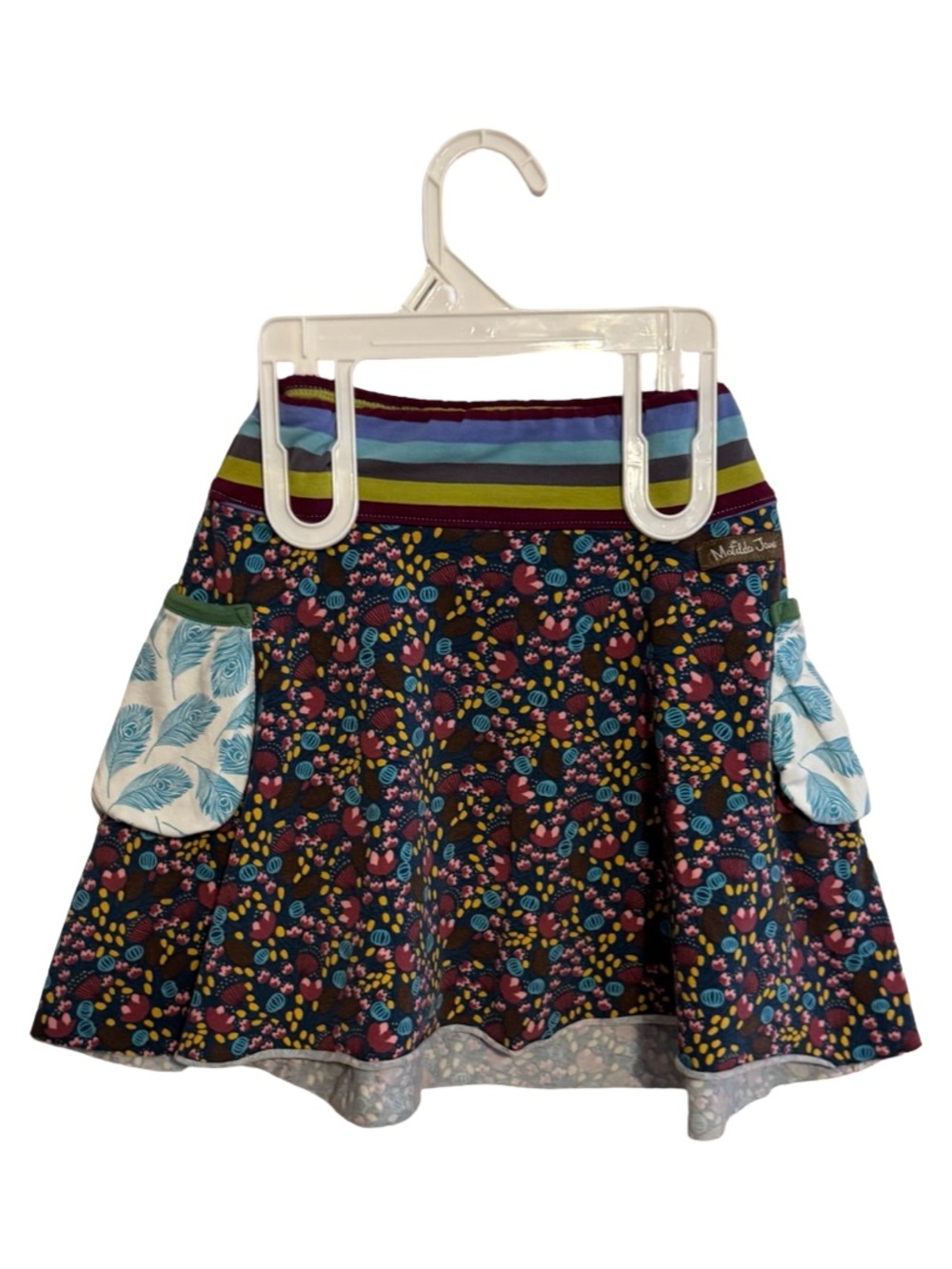 Matilda Jane Paint By Numbers Michelle Skirt Girls Size 2 Blue & Purple